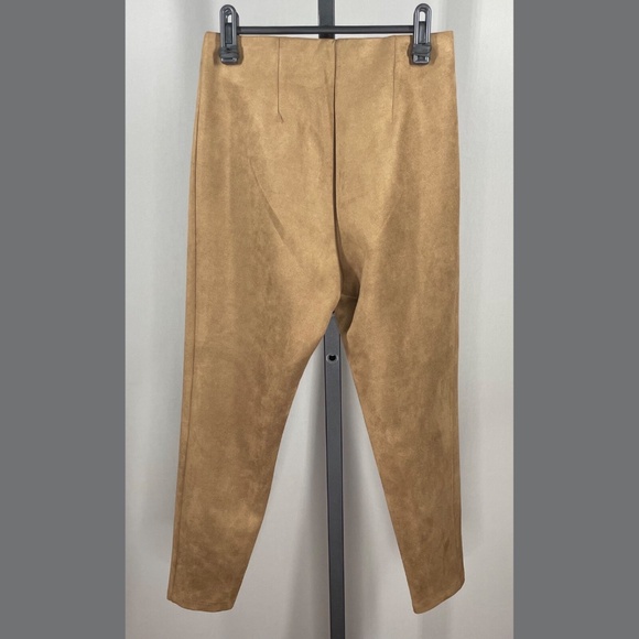 NEW Loft Pants Womens Small petite brown faux suede skinny leggings casual - Picture 7 of 9
